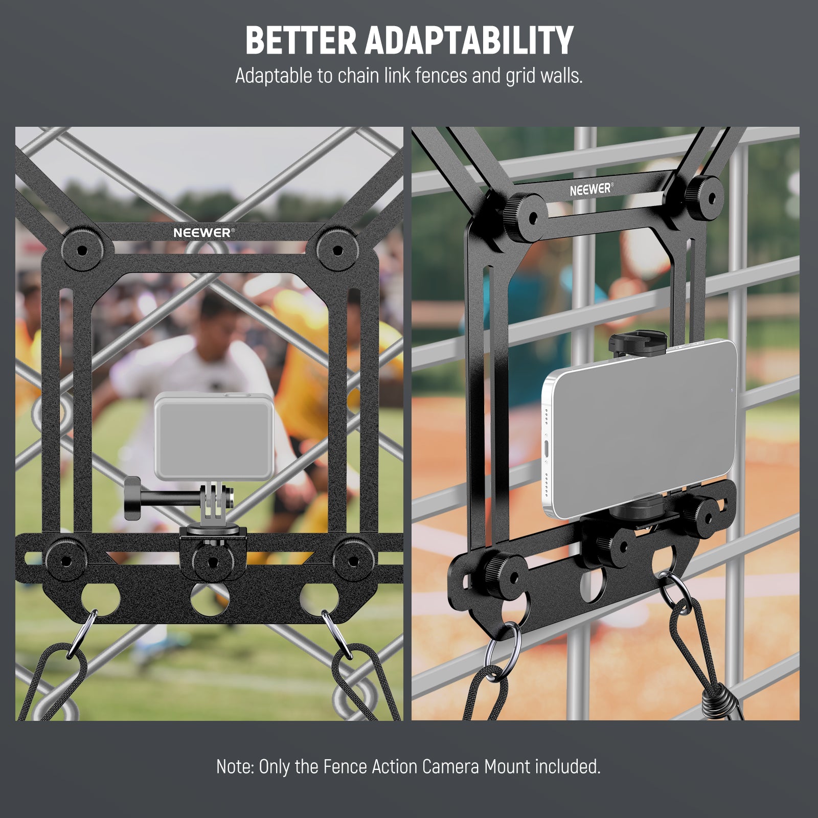 Neewer PA036 Camera Fence Mount - Thumbnail 4