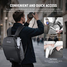 NEEWER PB26 All in One Camera Backpack features side access to the main compartment and a top pocket.