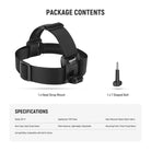 Package Contents of the NEEWER GP-71 Head Strap Mount for GoPro