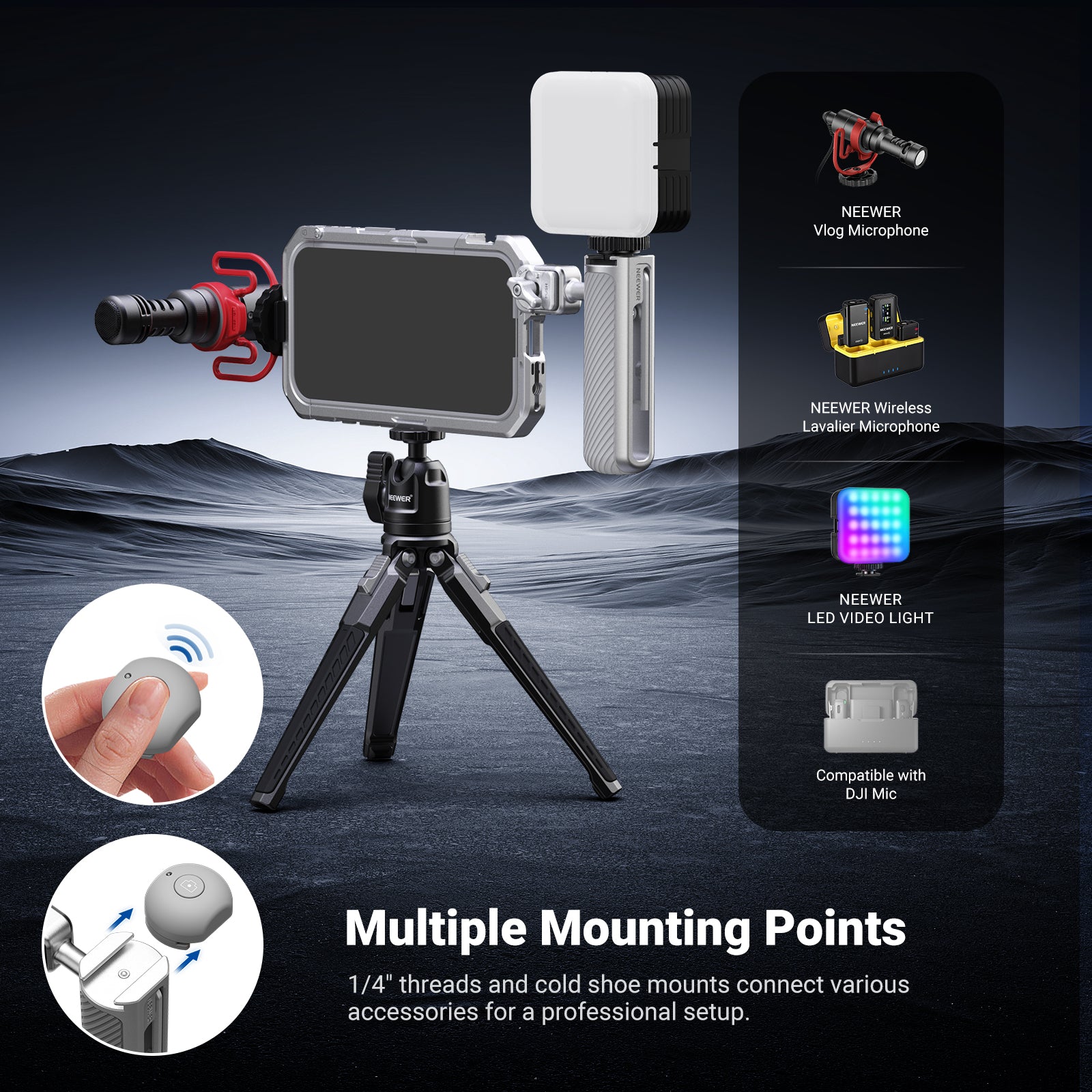 NEEWER スマホケージ iPhone 17 Pro専用 動画撮影リグセット NEEWER Phone Cage & Handle Kit for iPhone 17 Pro/Pro Max