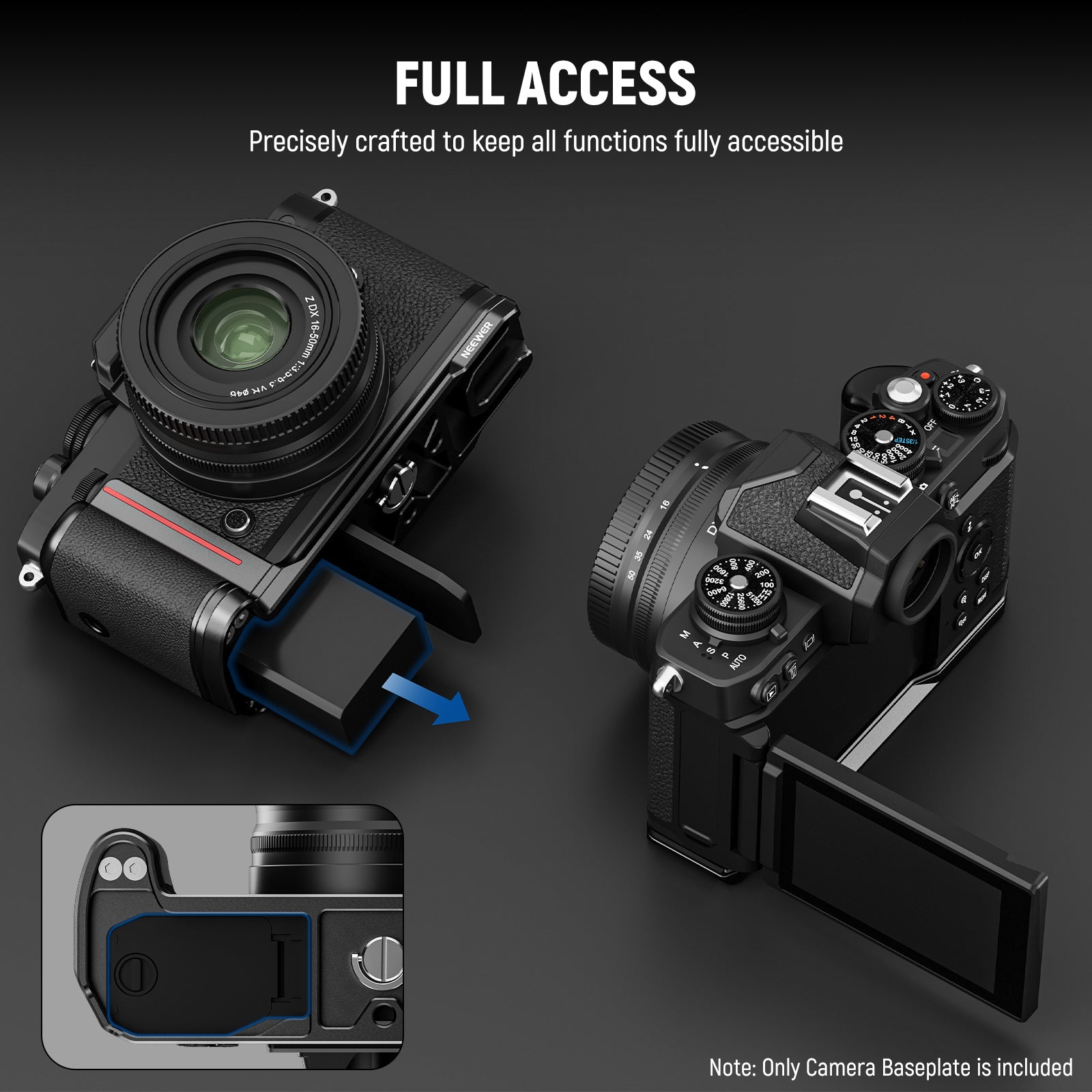 NEEWER CA076 Camera Baseplate For Nikon Zfc