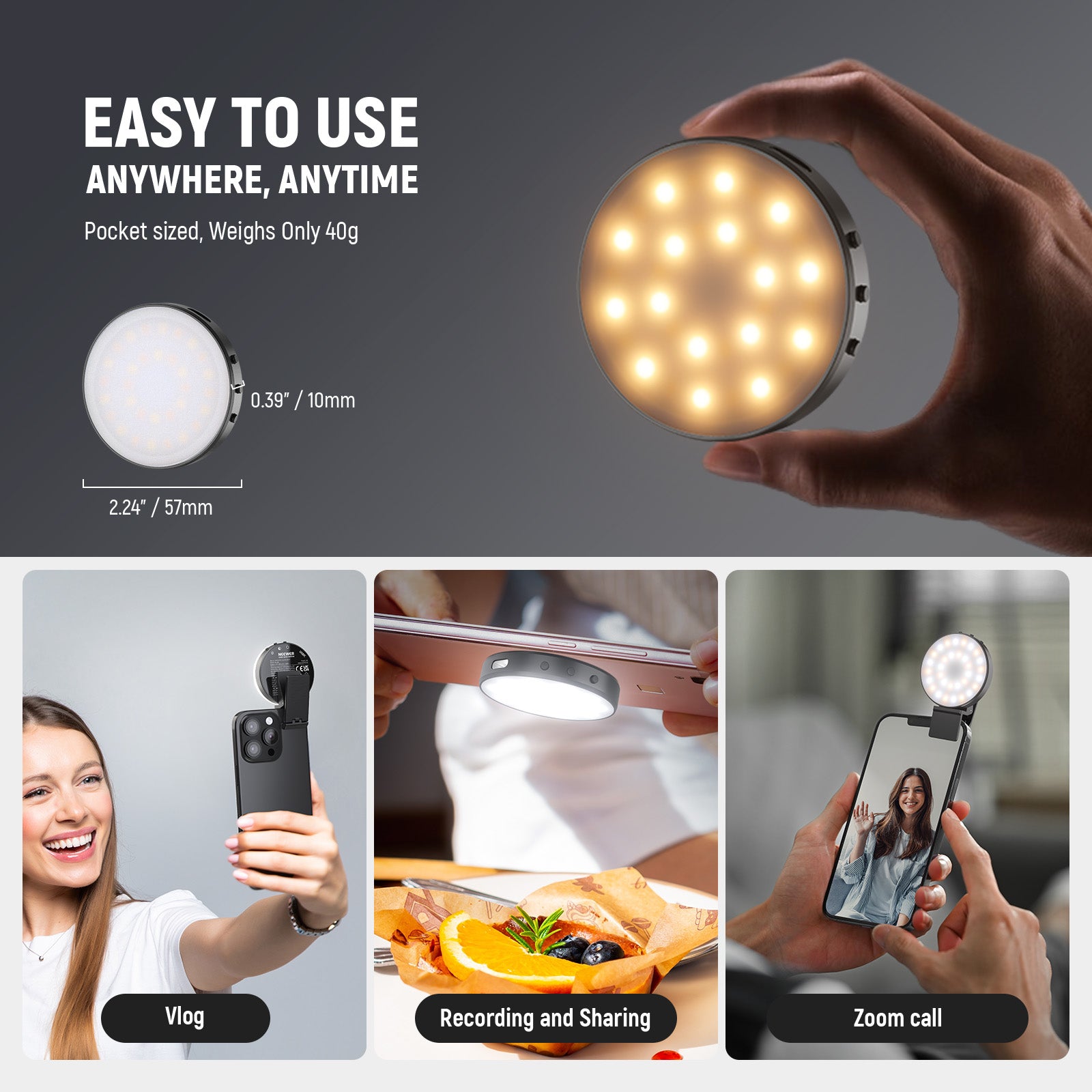 Neewer Selfie Light - Thumbnail 5