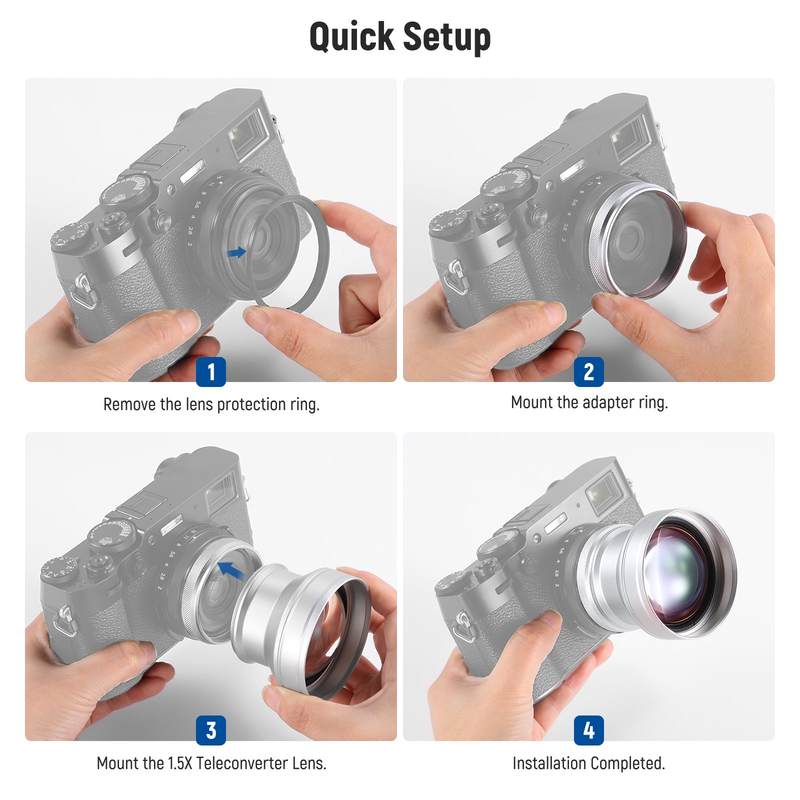 1.5X Telephoto Lens For Fujifilm X100 Series - NEEWER