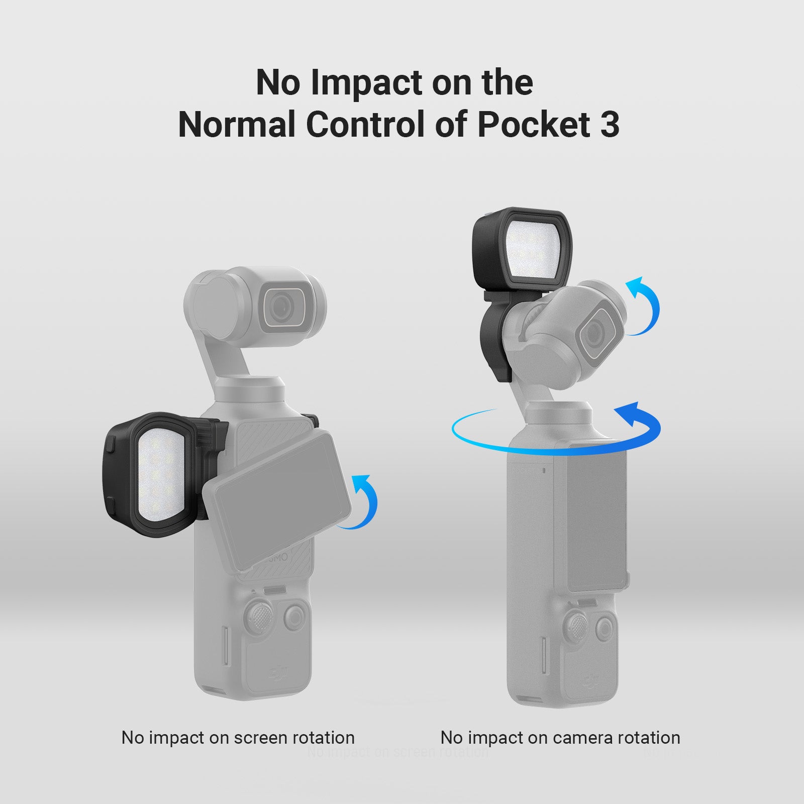 NEEWER M21 Magnetic Fill Light For DJI OSMO Pocket 3