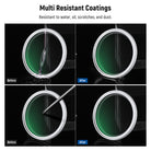 NEEWER 67mm Variable ND2-32 Filter features multi resistant coatings.