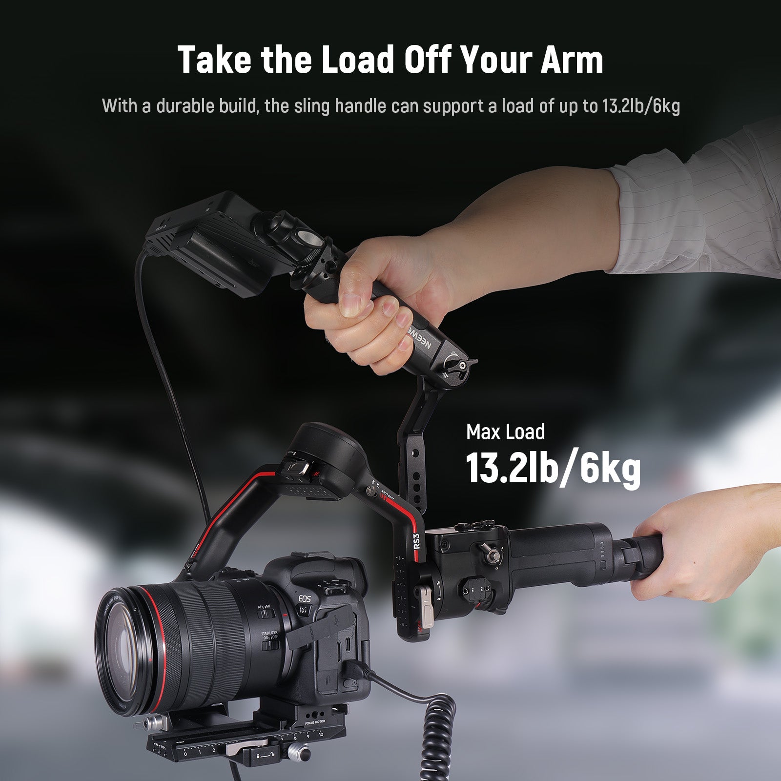 NEEWER ST49 Gimbal Sling Handle with NATO Rails For DJI