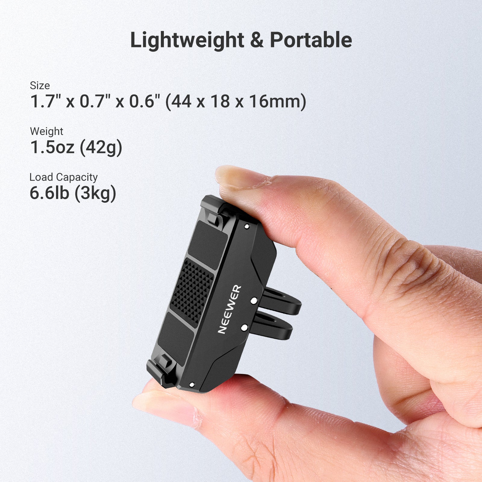 NEEWER AC071 Magnetic Quick Release Mount For Action 6