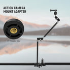 NEEWER UA056 Articulating Magic Arm Kit includes an action camera mount adapter
