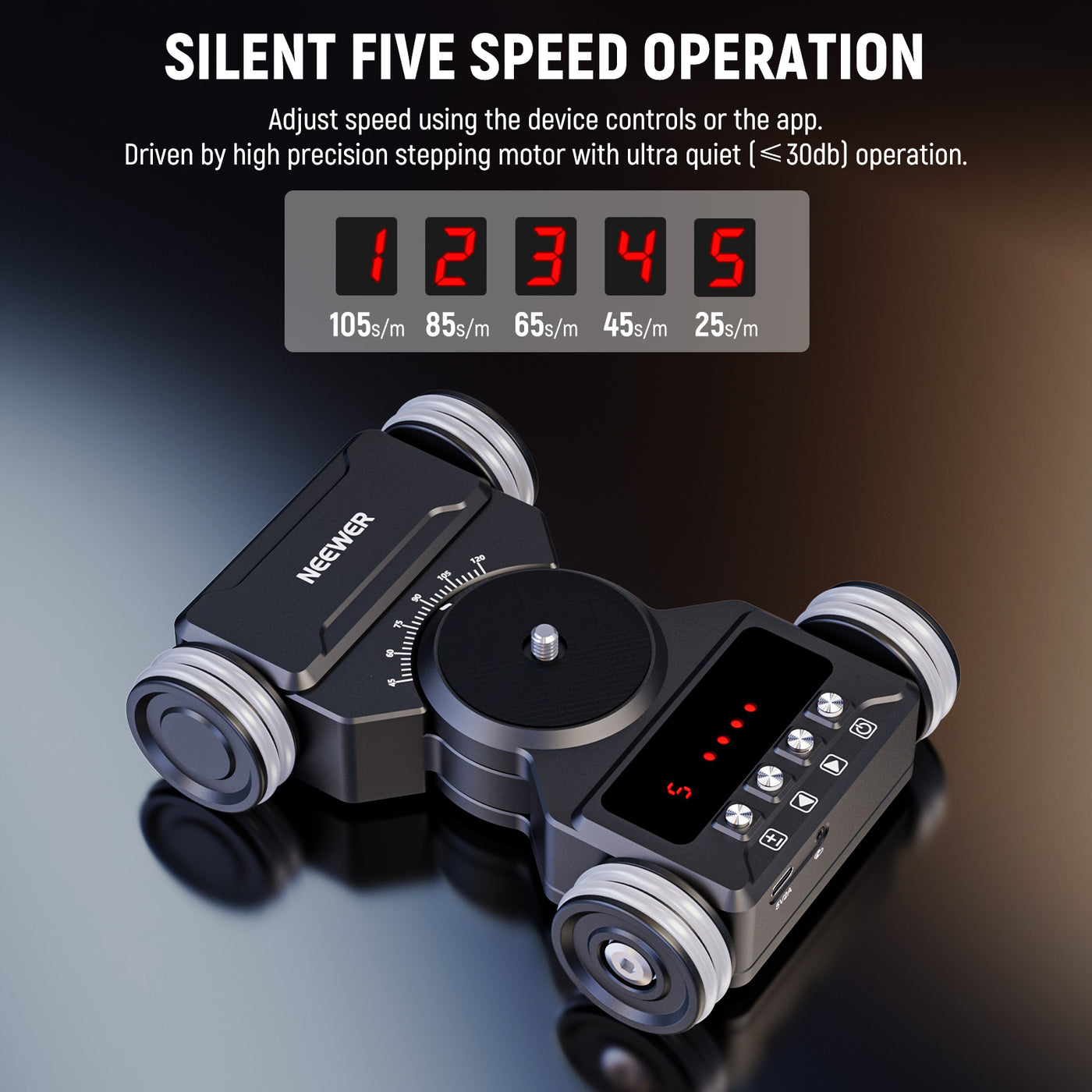 NEEWER DL300 Upgraded Motorized Camera Dolly Kit NEEWER