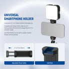 The 5.4-8.5cm phone clamp clip of fence mount accessories kit is ideal for phones.