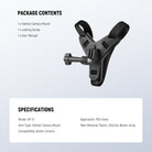 Package Contents of the NEEWER GP-72 Helmet Chin Strap for Action Camera