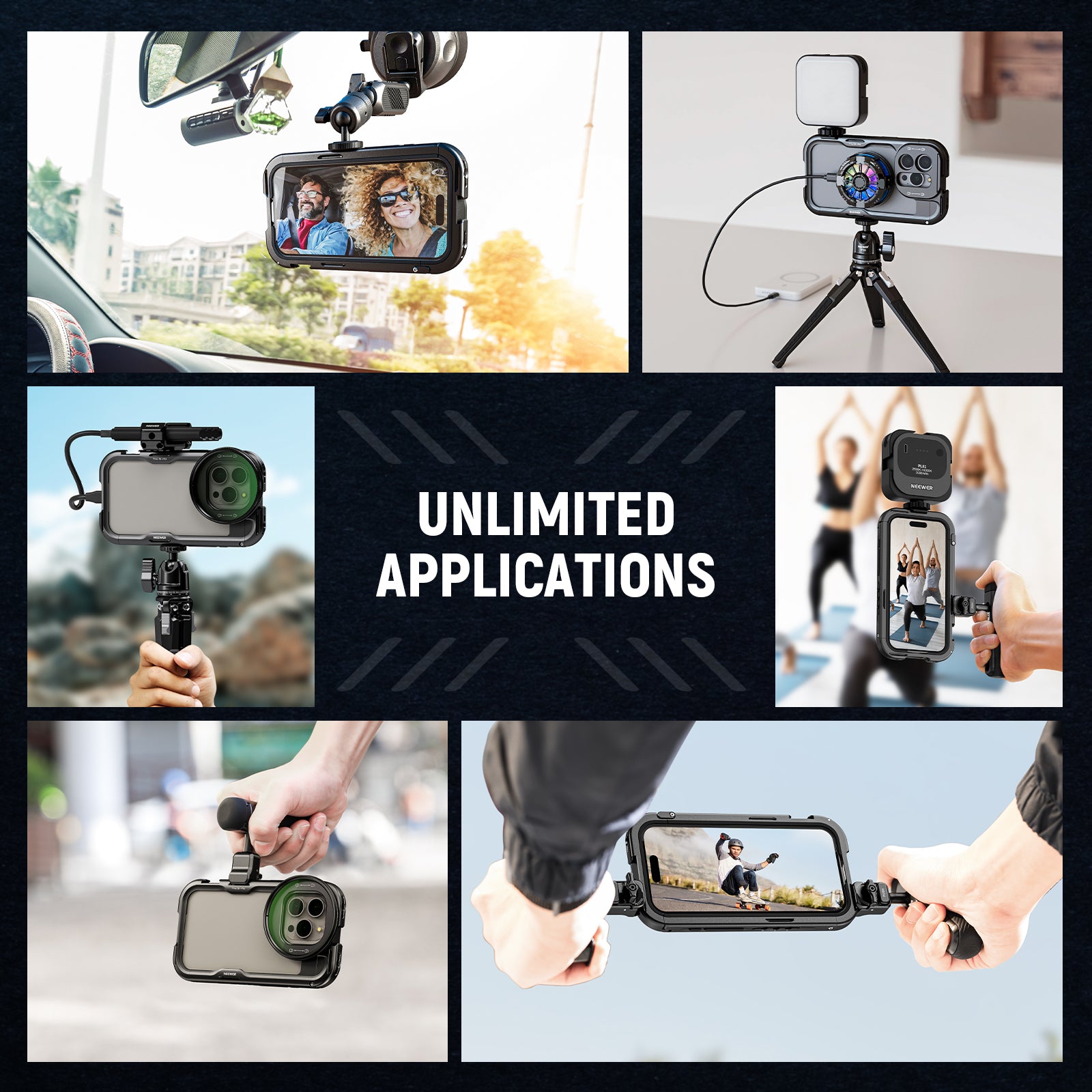 SmallRig Mobile Video Cage for iPhone 15 Pro 4396