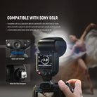NEEWER Z2PRO-S Round Head Speedlite Flash is compatible with Sony DSLR
