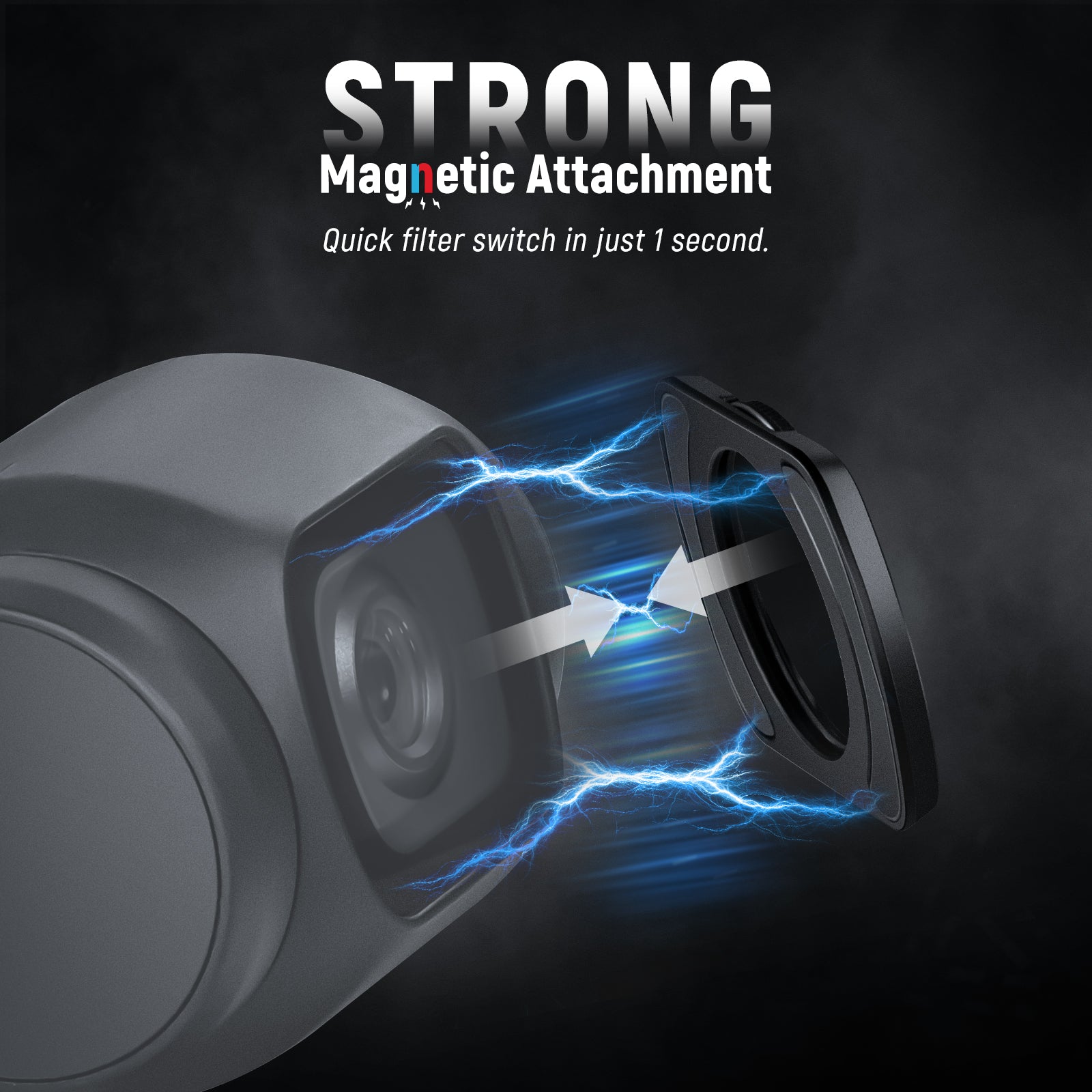 Neewer FL-P10 Magnetic Filter for DJI Osmo Pocket 3 - Thumbnail 2