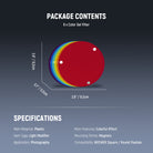 Package Contents of the NEEWER CRS17 Magnetic Creative Six Color Gel Filter Set