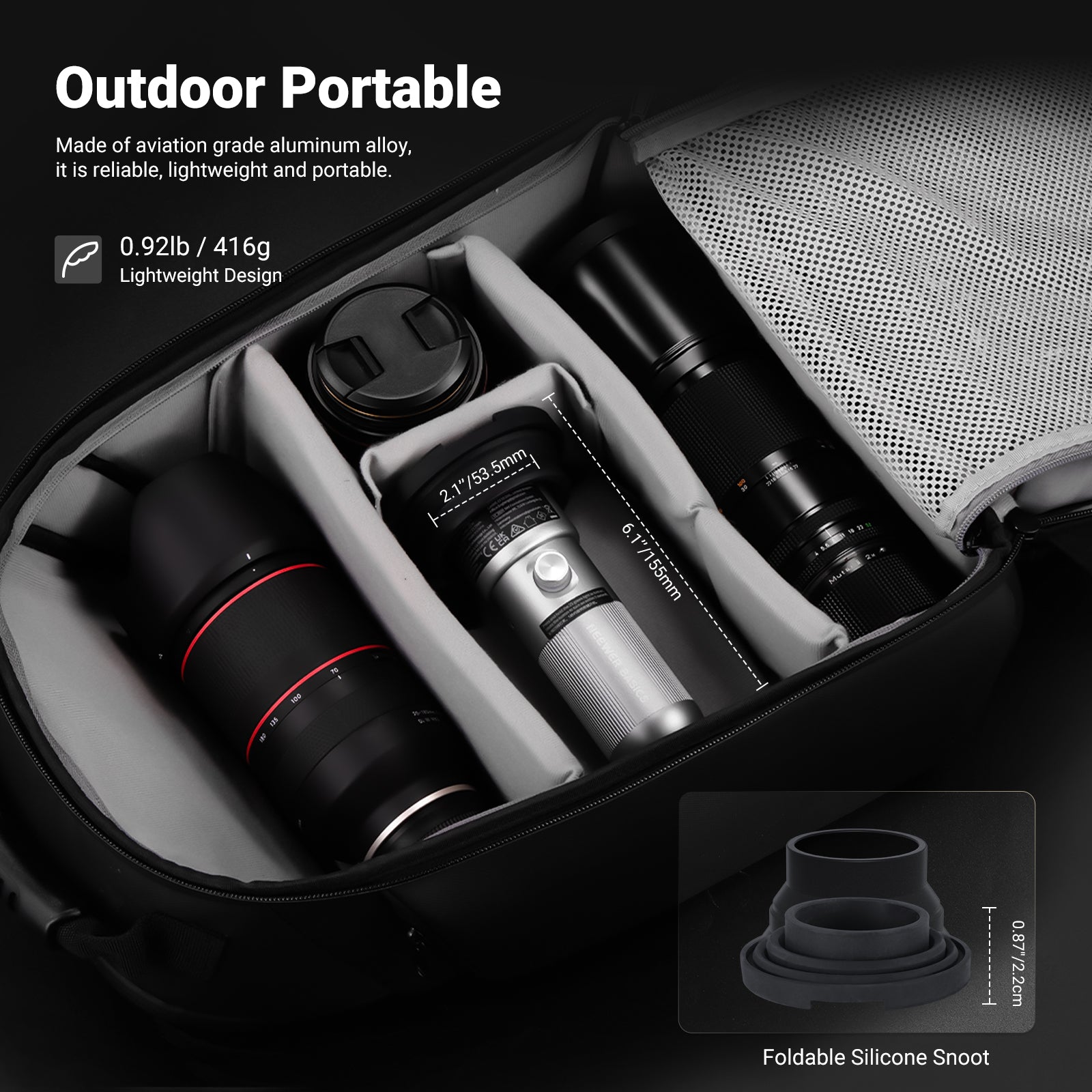 NEEWER BASICS FL10 Portable Photography Flashlight