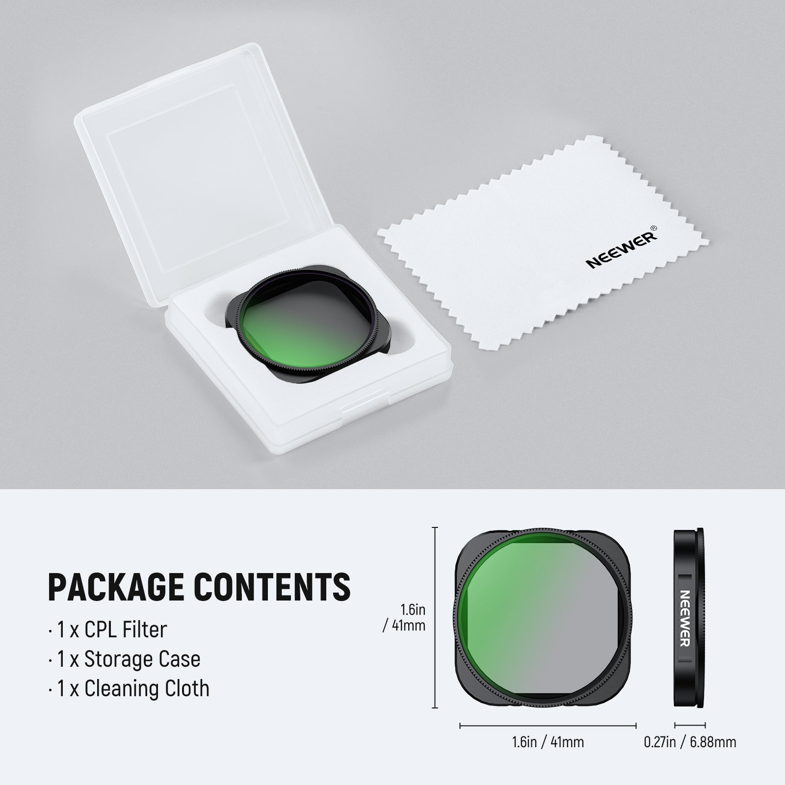 NEEWER Lens Filter Set For Insta360 Ace Pro/Ace Pro 2