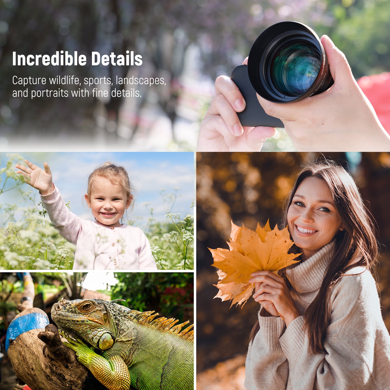 NEEWER LS-59 85MM HD 2.5X Telephoto Lens for Phone