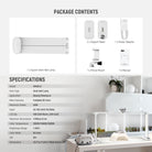 This package includes a NEEWER HM05-D Foldable LED Desk Nail Light, two support bases, a phone mount, and more.