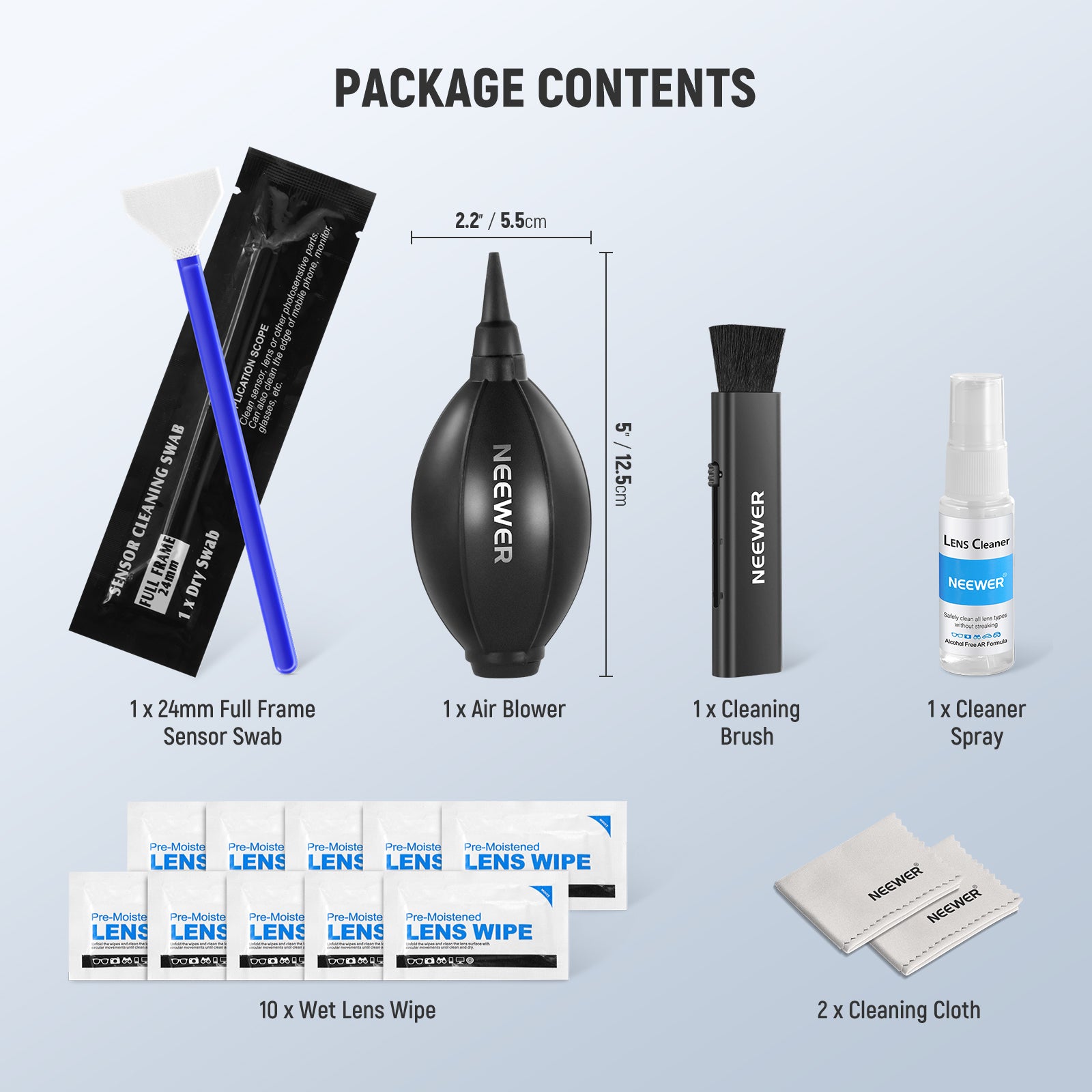 Neewer HM-44 Camera Lens Cleaning Kit