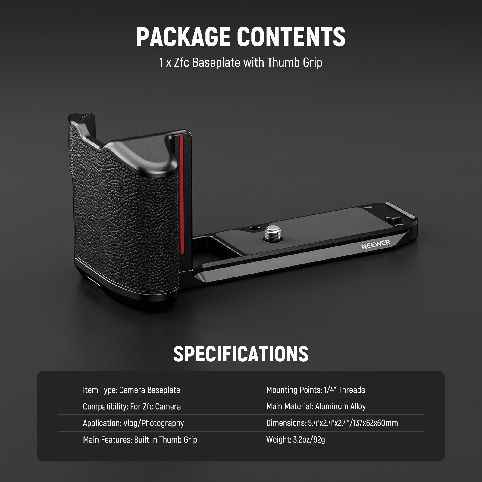 Forest nine バナサポレッグ bridging plate Baseline Bridgeplate 19mm