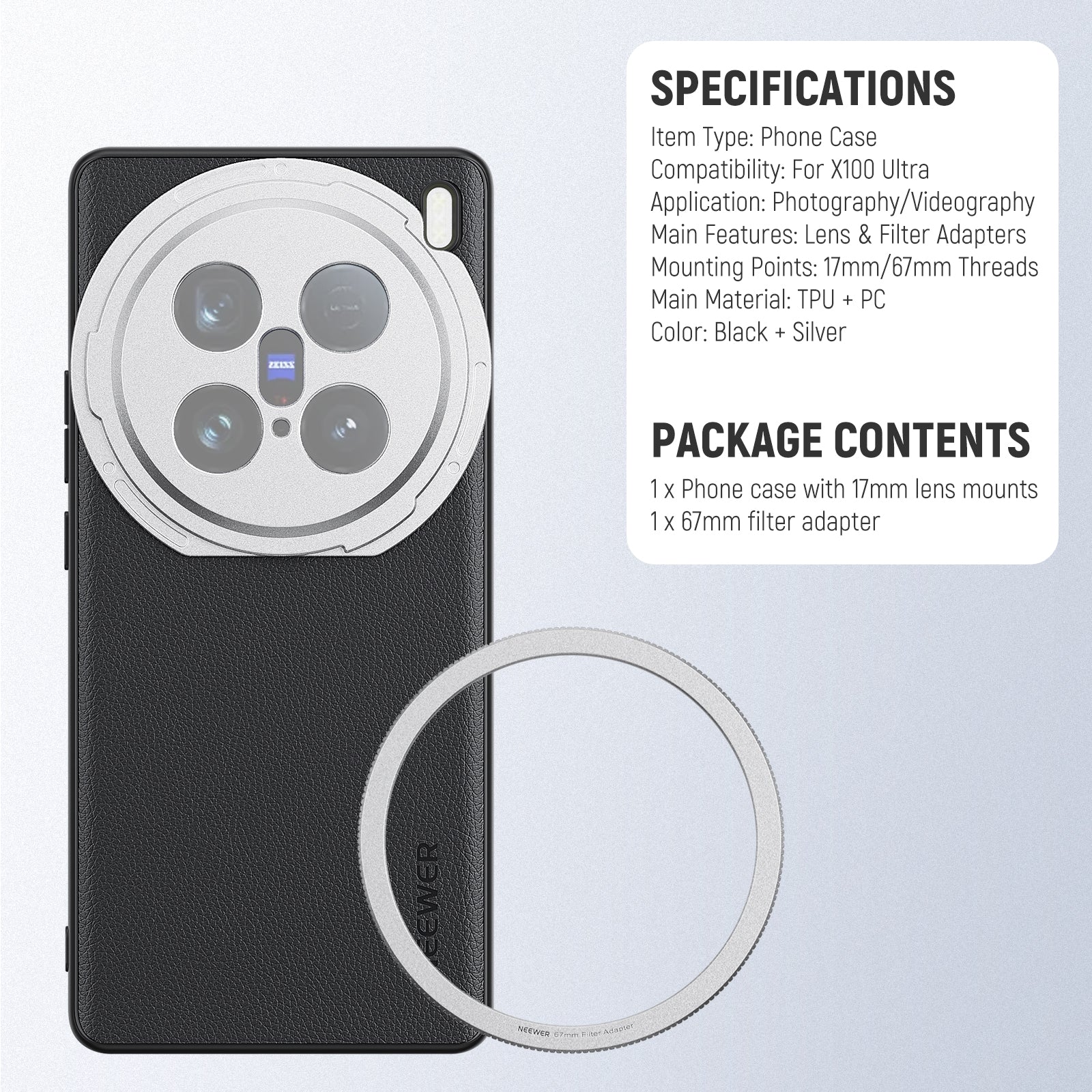 NEEWER PA113 Phone Case For VIVO X100 Ultra