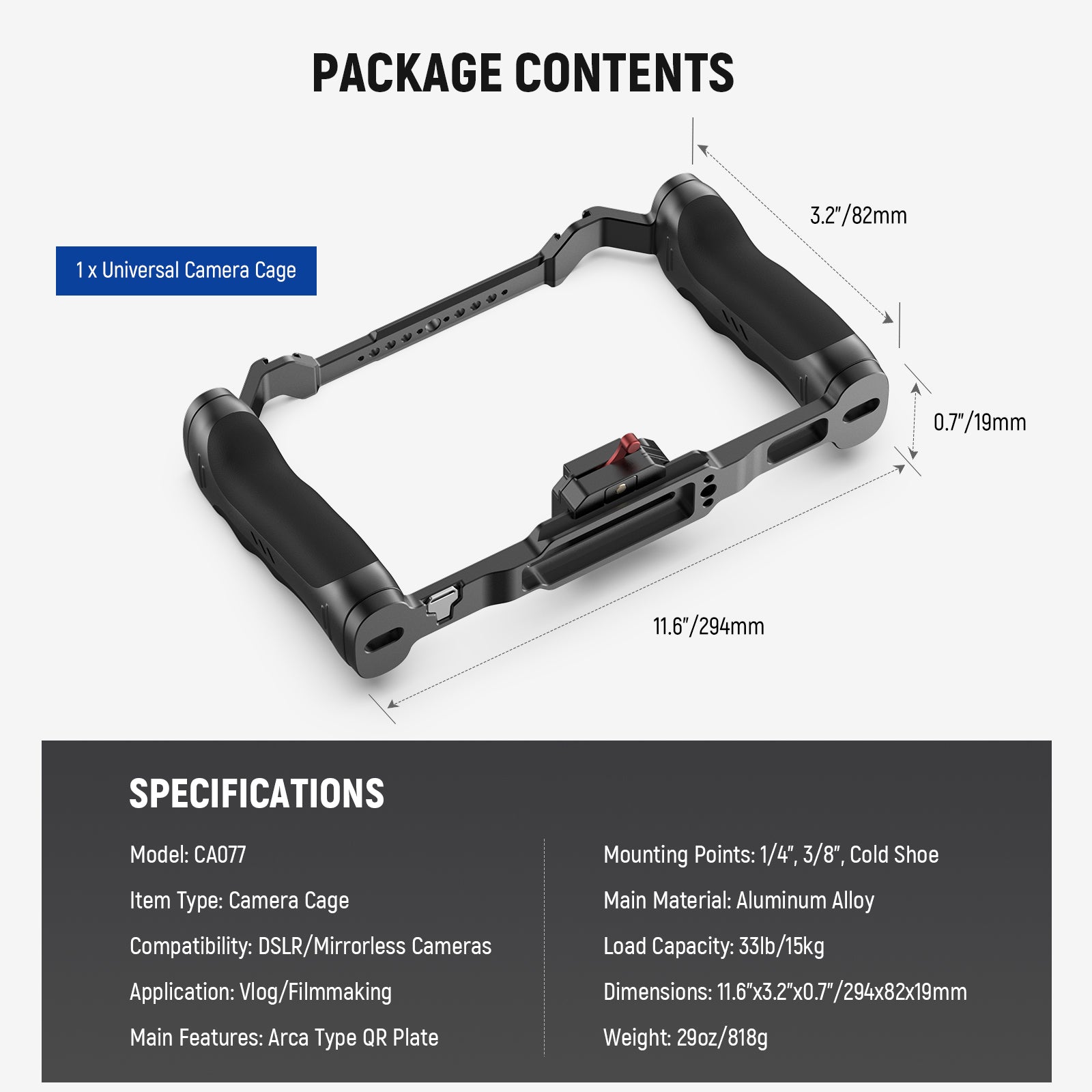 Neewer CA077 Camera Cage - Thumbnail 5