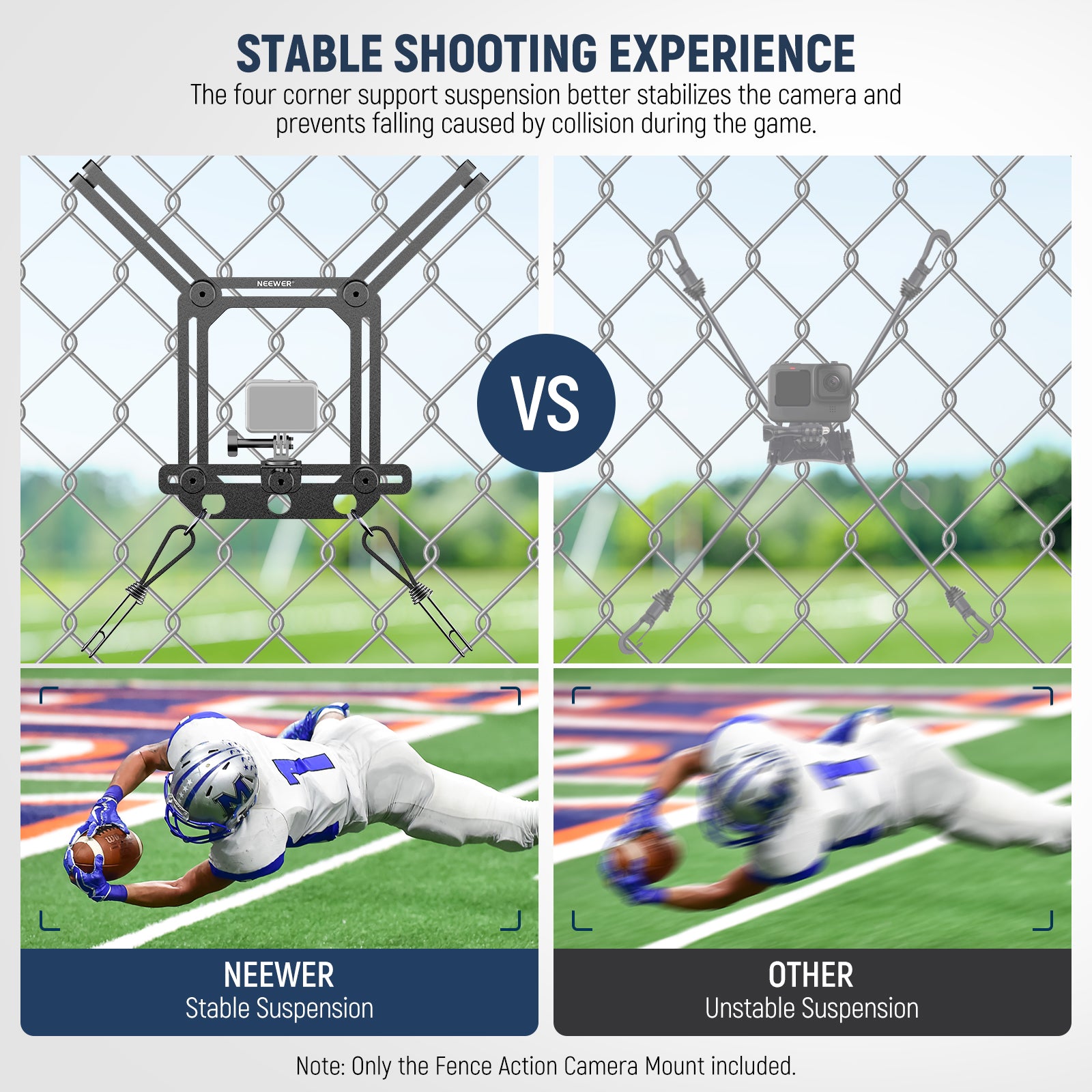 Neewer PA036 Camera Fence Mount - Thumbnail 5