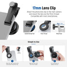 This Kit includes a 17mm Threaded Lens Clip