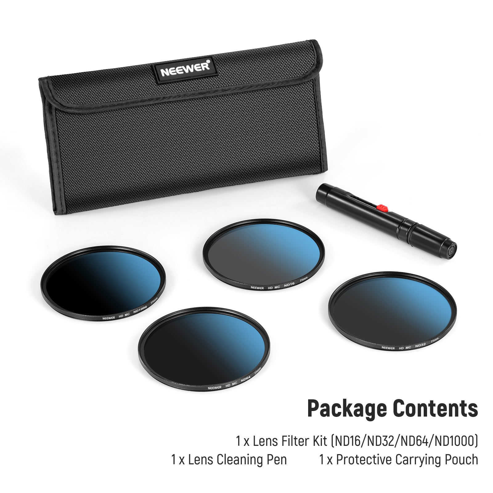 NNNE grinding foundation ニュートラル 2個セット NEEWER ND Lens Filter Set (ND16 / ND32 / ND64 / ND1000)