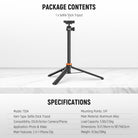 Package Contents of the NEEWER TS04 59" Versatile Selfie Stick