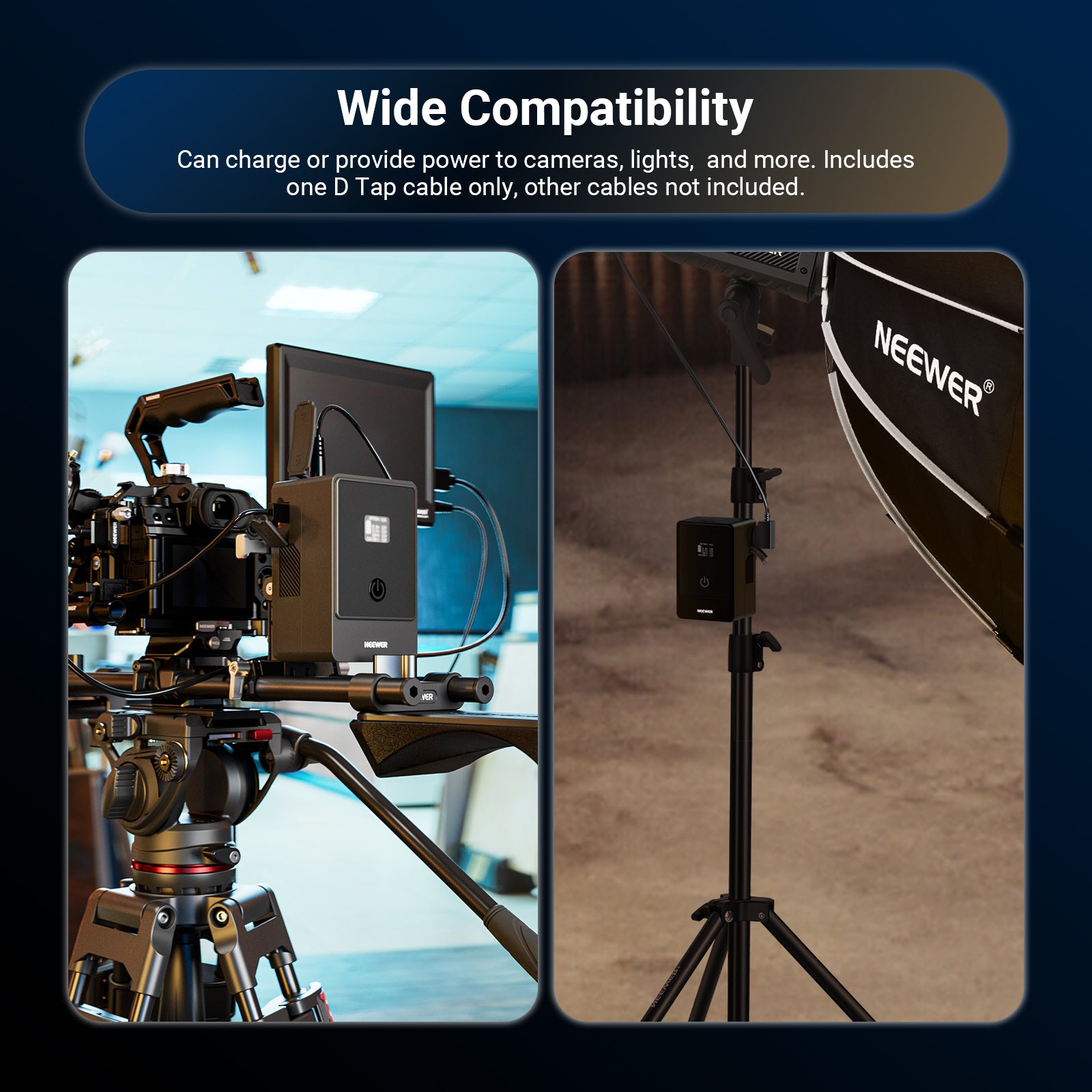 NEEWER PS099E 6800mAh 14.5V Mini V Mount Battery