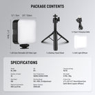 Package Contents of the NEEWER NL-36AI LED Video Light with Desk Tripod Stand