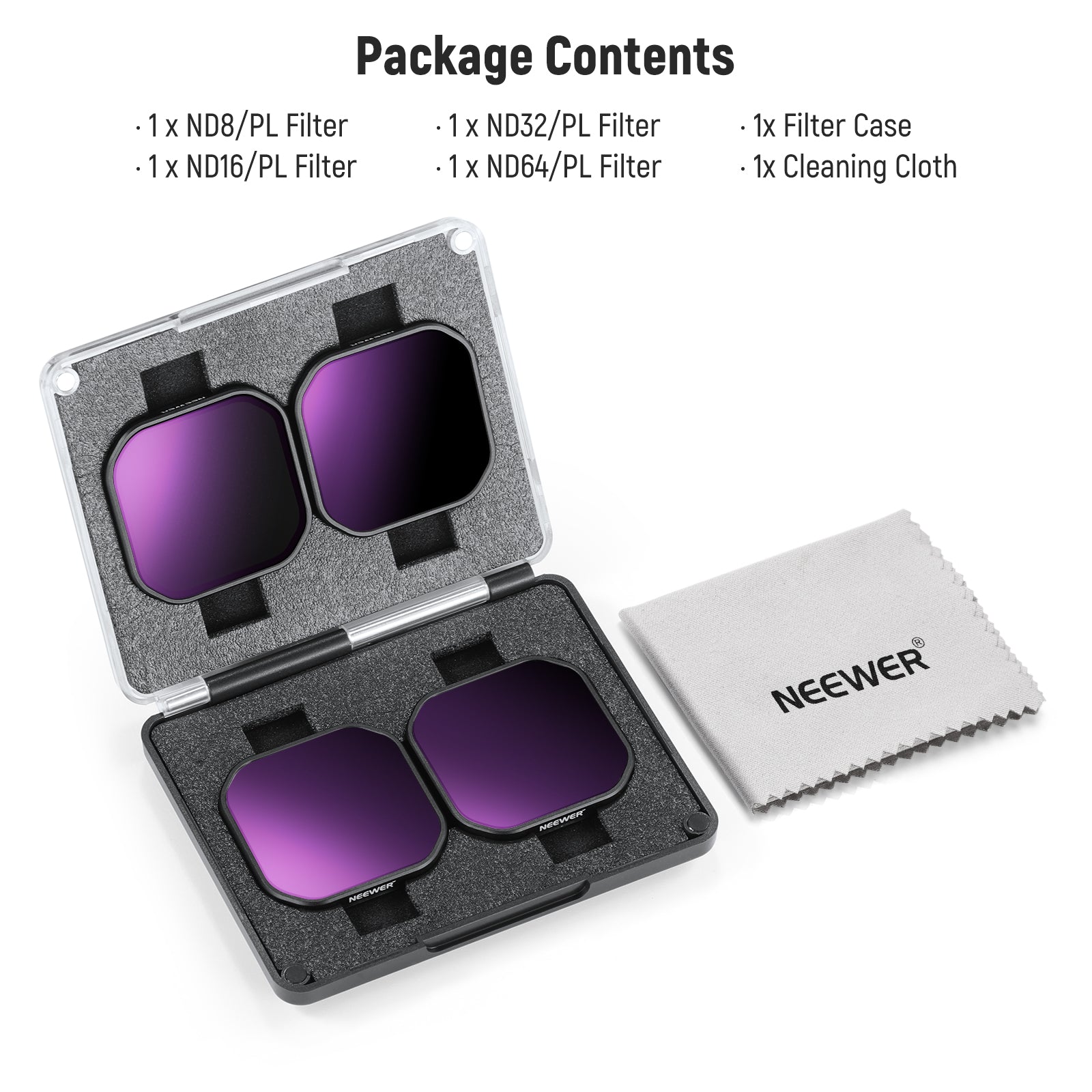 NEEWER PL/ND Filter Set for Insta360 Ace Pro 2