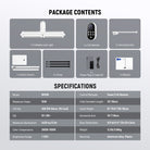 Package Contents of the NEEWER BH50B Foldable LED Eyelash Light