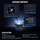Package Contents of the NEEWER NW-Z4 4 Channel NP-FZ100 Charger Kit