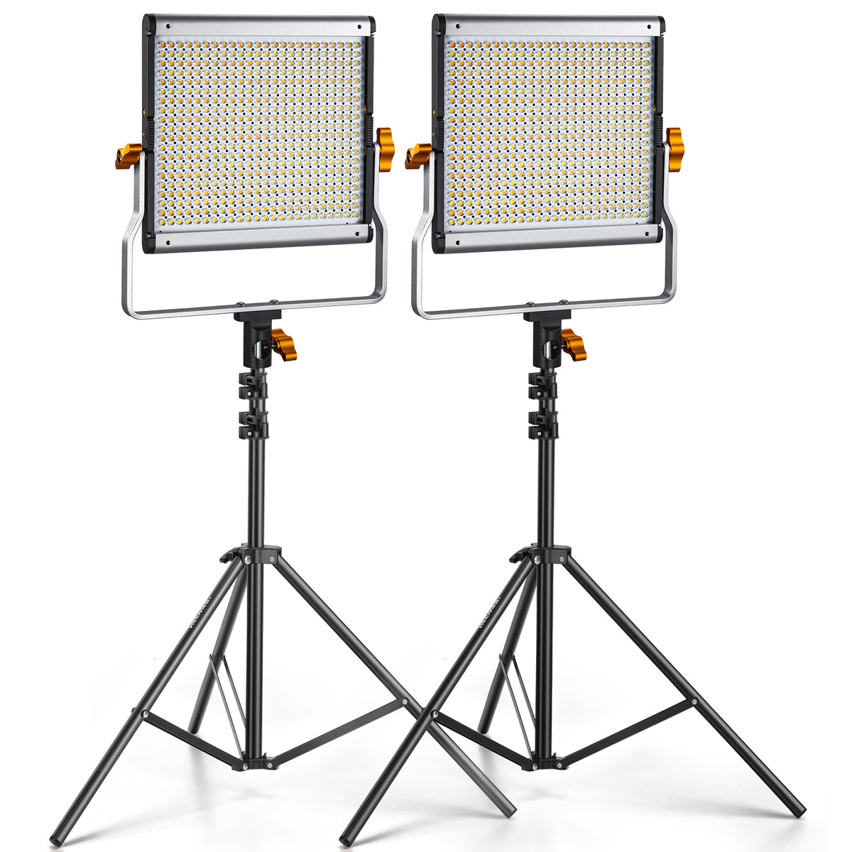 2 Pack NEEWER NL480 Bi-Color LED Video Light Kit