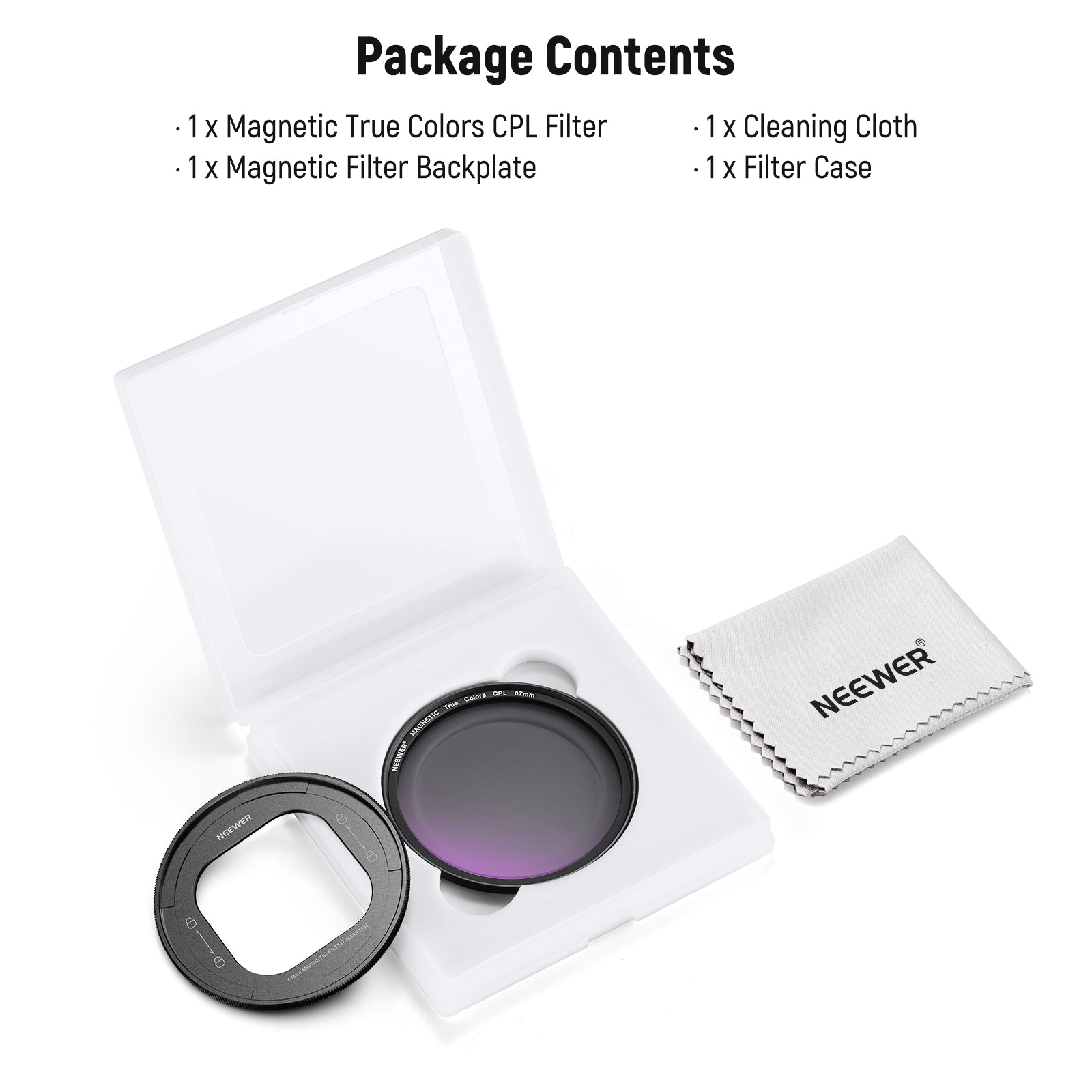 NEEWER 67mm Filter Set For iPhone 16 Pro/16 Pro Max Cage