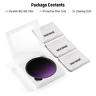 Package Contents of the NEEWER ND2-400 (1-9 Stops) Variable ND Filter