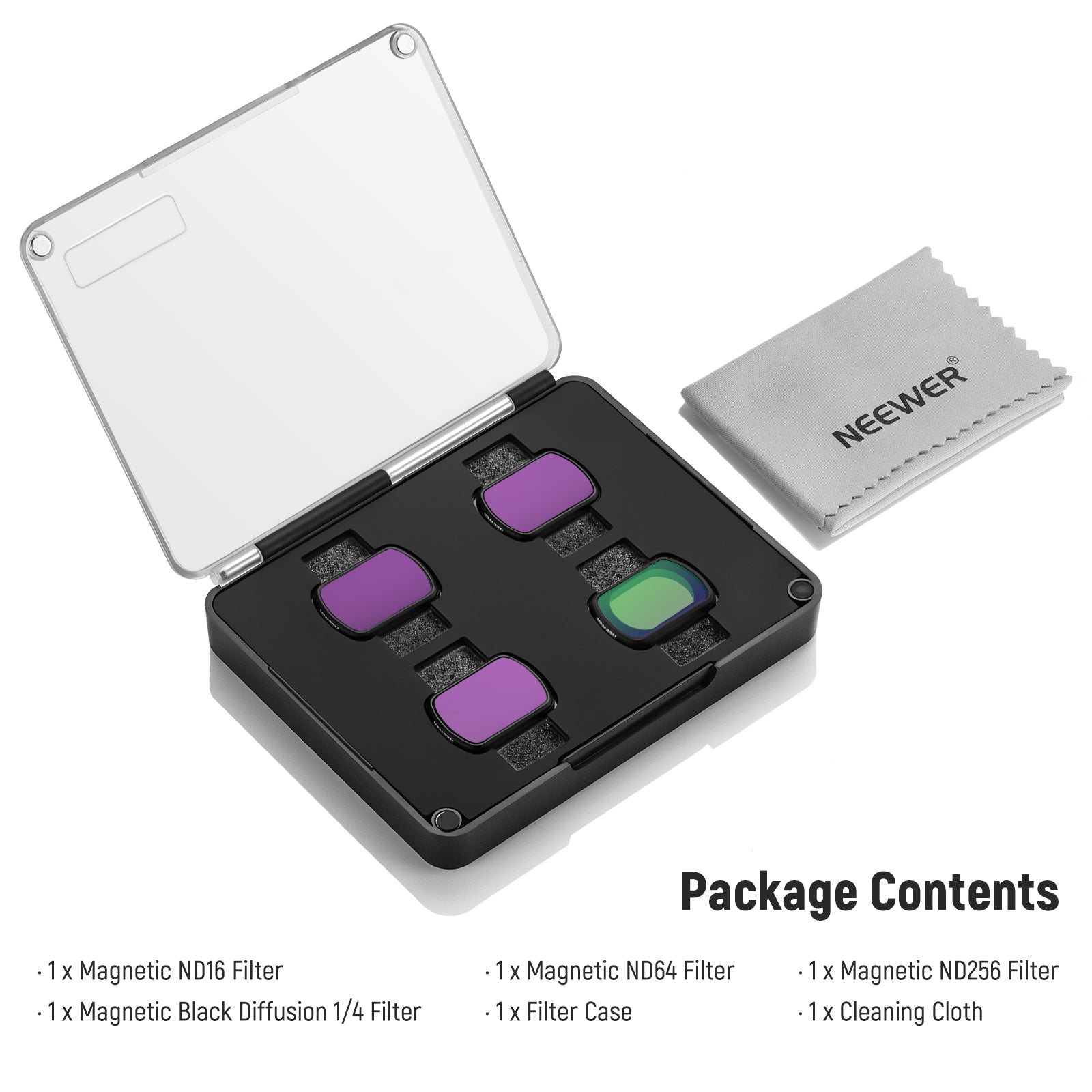 NEEWER FL-42 ND & Black Diffusion Filter Kit For Pocket 3
