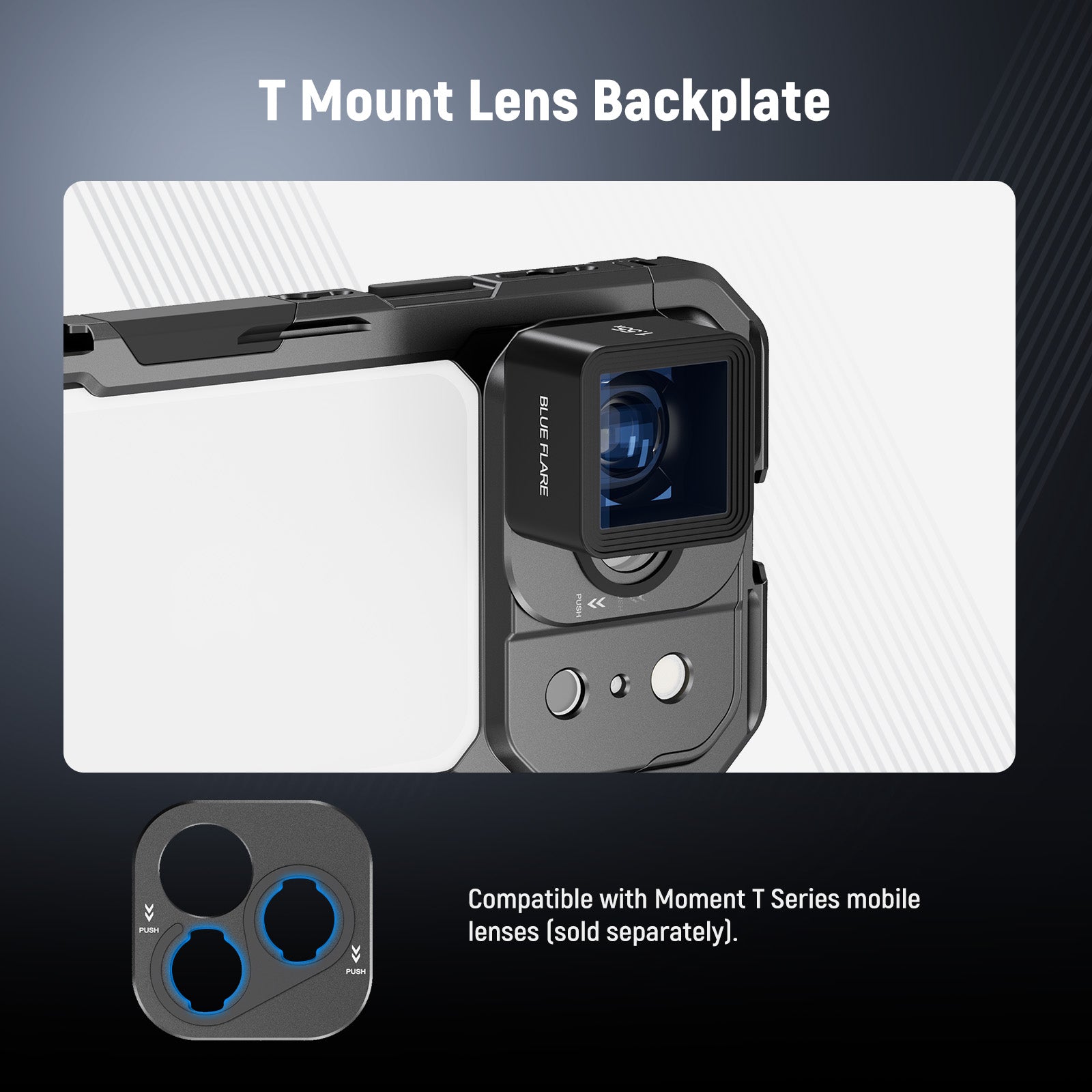 T Mount Lens Backplate