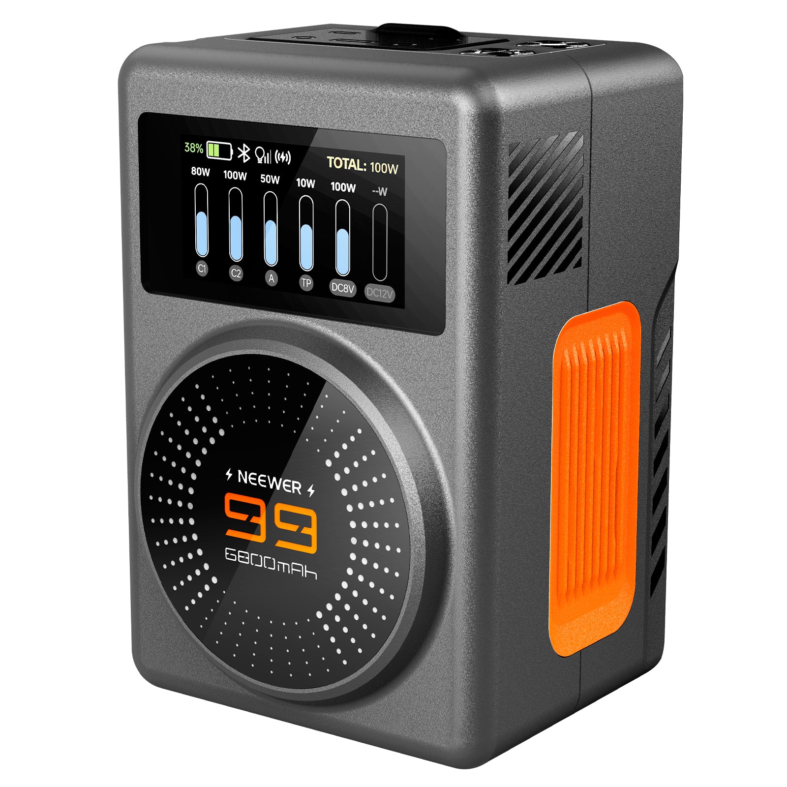 NEEWER ミニVマウントバッテリー 6800mAh 99Wh NEEWER PS099U 6800mAh/99Wh Portable V Mount Battery