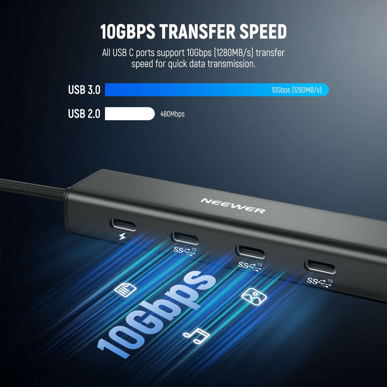 Neewer PS020E USB C Hub - Thumbnail 4