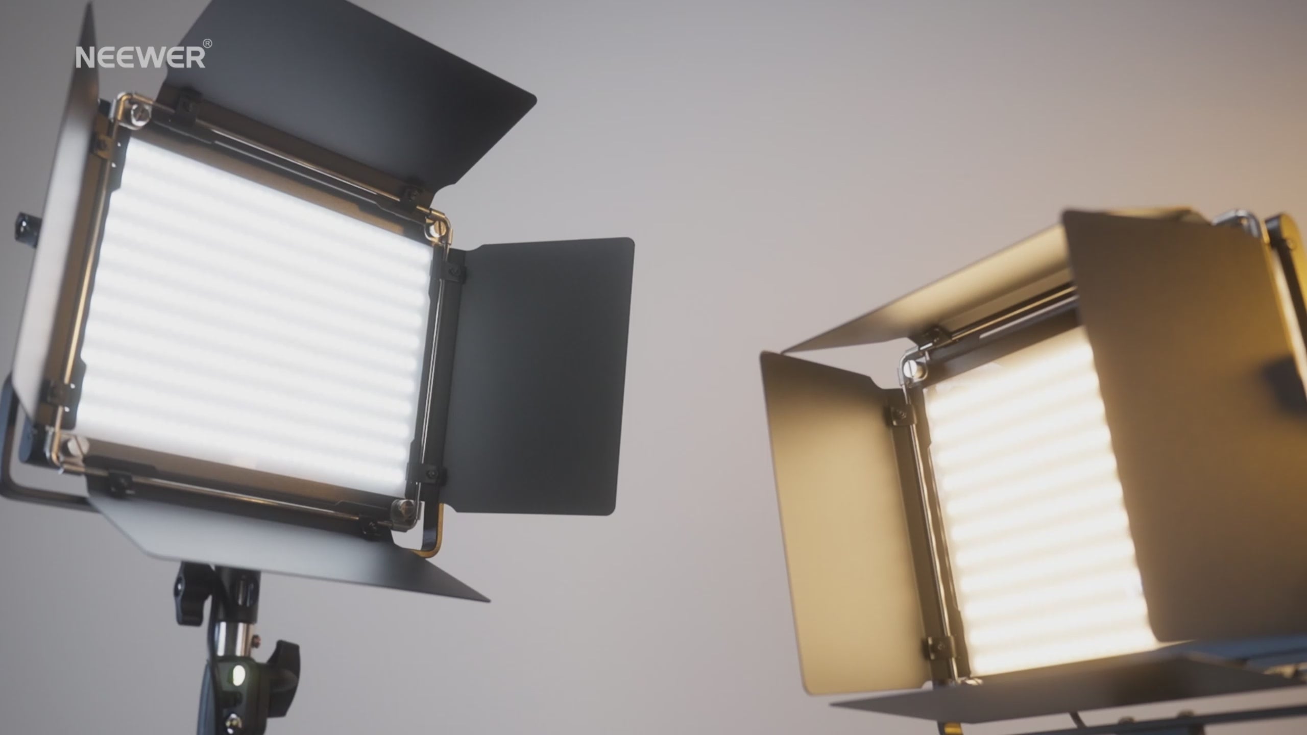 NEEWER LED-NL660 2個セット Amazon.com : NEEWER 2 Pack Bi Color 660 LED Video Light and Stand