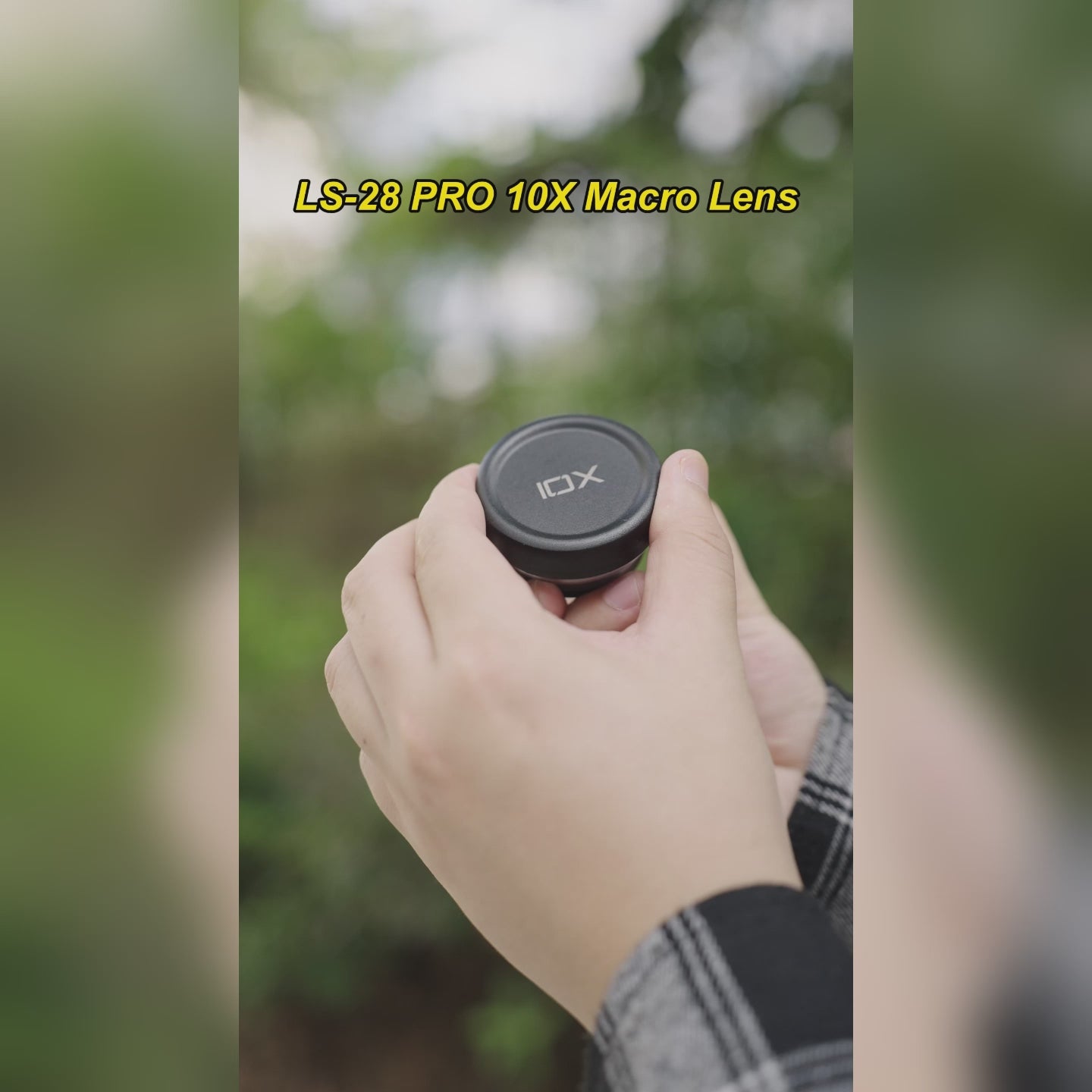 NEEWER LS-28 PRO 10X Macro Phone Lens with Clip&Diffuser