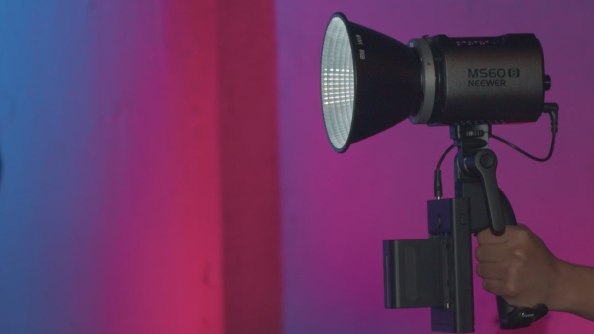 NEEWER MS60B Bi-color LED Video Light | Handheld Light