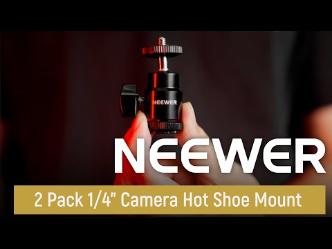 NEEWER 2 Pack 1/4” Camera Hot Shoe Mount