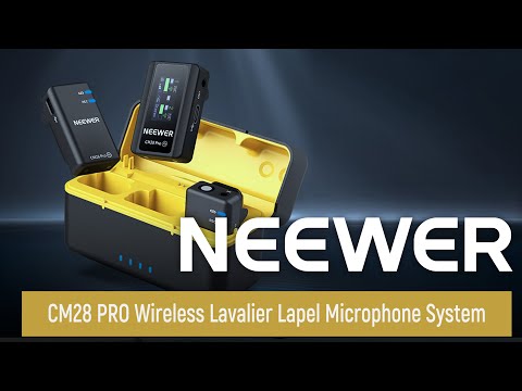 NEEWER CM28 PRO Wireless Mic System with Charging Case