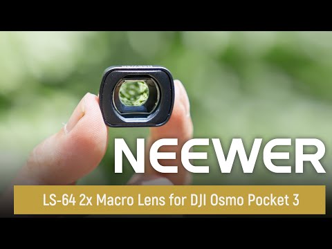 NEEWER LS-64 2X Macro Lens for DJI Osmo Pocket 3 / Pocket 4 & Xtra