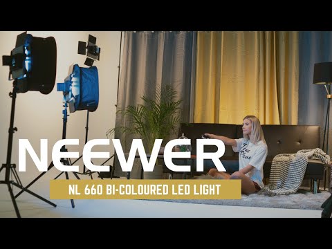 NEEWER NL660 Bi-Color Panel Light | LED Photography Light